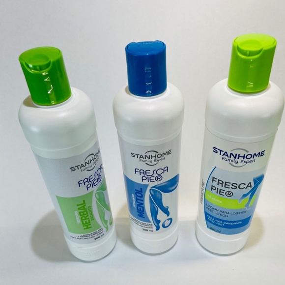 Stanhome fresca pie bundle of 3 bottles Menthol, Green tea, Eucalyptus 300ml. - Picture 2 of 11